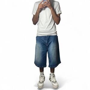 Vintage MOFFAT Faded Medium Wash Baggy Long Jorts